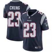 Wholesale Cheap Nike Patriots #23 Patrick Chung Navy Blue Team Color Men's Stitched NFL Vapor Untouchable Limited Jersey
