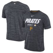 Wholesale Cheap Pittsburgh Pirates Nike Authentic Collection Velocity Team Issue Performance T-Shirt Black