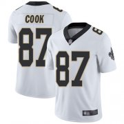 Wholesale Cheap Nike Saints #87 Jared Cook White Men's Stitched NFL Vapor Untouchable Limited Jersey