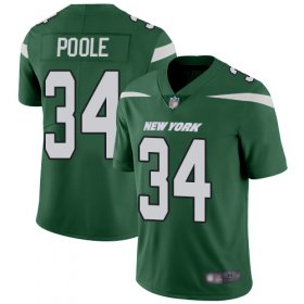 Wholesale Cheap Nike Jets #34 Brian Poole Green Team Color Men\'s Stitched NFL Vapor Untouchable Limited Jersey