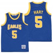 Wholesale Cheap Men's Temple Owls Eagles #5 Kevin Hart Blue Jersey