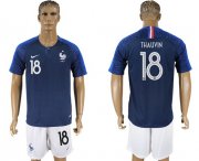 Wholesale Cheap France #18 Thauvin Home Soccer Country Jersey