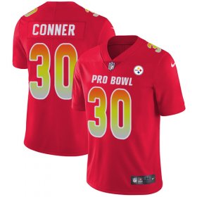 Wholesale Cheap Nike Steelers #30 James Conner Red Men\'s Stitched NFL Limited AFC 2019 Pro Bowl Jersey