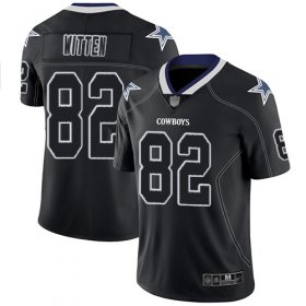 Wholesale Cheap Nike Cowboys #82 Jason Witten Lights Out Black Men\'s Stitched NFL Limited Rush Jersey