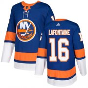 Wholesale Cheap Adidas Islanders #16 Pat LaFontaine Royal Blue Home Authentic Stitched NHL Jersey