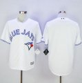 Wholesale Cheap Blue Jays Blank White New Cool Base Stitched MLB Jersey