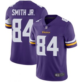 Wholesale Cheap Nike Vikings #84 Irv Smith Jr. Purple Team Color Men\'s Stitched NFL Vapor Untouchable Limited Jersey