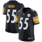 Wholesale Cheap Nike Steelers #55 Devin Bush Black Team Color Men's Stitched NFL Vapor Untouchable Limited Jersey