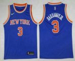 Wholesale Cheap Men's New York Knicks #5 Tim Hardaway Jr Blue 2017-2018 Nike Icon Edition Swingman Jersey