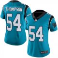 Wholesale Cheap Nike Panthers #54 Shaq Thompson Blue Alternate Women's Stitched NFL Vapor Untouchable Limited Jersey