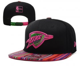 Wholesale Cheap NBA Oklahoma City Thunder Snapback Ajustable Cap Hat XDF 033