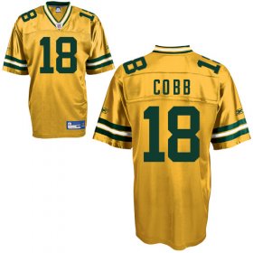 Wholesale Cheap Packers #18 Randall Cobb Yellow Stitched NFL Jersey