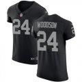 Wholesale Cheap Nike Raiders #24 Charles Woodson Black Team Color Men's Stitched NFL Vapor Untouchable Elite Jersey