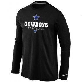 Wholesale Cheap Nike Dallas Cowboys Critical Victory Long Sleeve NFL T-Shirt Black