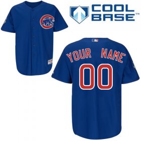 Wholesale Cheap Cubs Personalized Authentic Blue MLB Jersey (S-3XL)