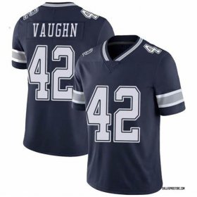 Wholesale Cheap Men\'s Dallas Cowboys #42 Deuce Vaughn Navy Vapor Limited Stitched Jersey