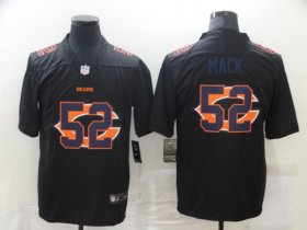 Wholesale Cheap Men\'s Chicago Bears #52 Khalil Mack Black Shadow Logo Limited Stitched Nike NFL Jersey