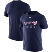 Wholesale Cheap Washington Nationals Nike MLB Practice T-Shirt Navy