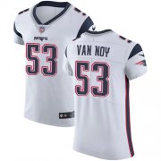Wholesale Cheap Nike Patriots #53 Kyle Van Noy White Men's Stitched NFL Vapor Untouchable Elite Jersey