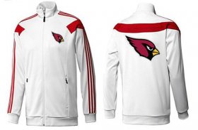 Wholesale Cheap NFL Arizona Cardinals Team Logo Jacket White_1
