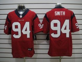 Wholesale Cheap Nike Texans #94 Antonio Smith Red Alternate Men\'s Stitched NFL Elite Jersey