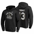 Wholesale Cheap New Orleans Saints #13 Michael Thomas 2019 NFC South Division Champions Black Cover Two Hoodie