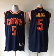 Wholesale Cheap Men's Cleveland Cavaliers #5 J.R. Smith Revolution 30 Swingman Navy Blue Jersey