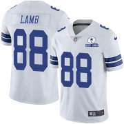 Wholesale Cheap Nike Cowboys #88 CeeDee Lamb White Men's Stitched With Established In 1960 Patch NFL Vapor Untouchable Limited Jersey