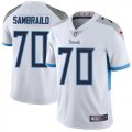 Wholesale Cheap Nike Titans #70 Ty Sambrailo White Men's Stitched NFL Vapor Untouchable Limited Jersey