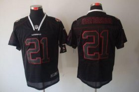 Wholesale Cheap Nike Cardinals #21 Patrick Peterson Lights Out Black Men\'s Stitched NFL Elite Jersey
