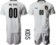 Wholesale Cheap Youth 2021 European Cup Italy away white customized Soccer Jersey