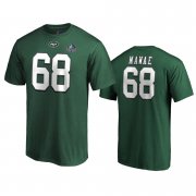 Wholesale Cheap New York Jets #68 Kevin Mawae Green 2019 Hall Of Fame NFL T-Shirt