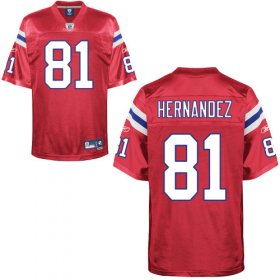 Wholesale Cheap Patriots #81 Aaron Hernandez Red Stitched NFL Jersey