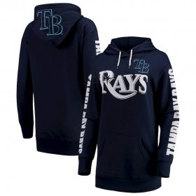Wholesale Cheap Tampa Bay Rays G-III 4Her by Carl Banks Women\'s Extra Innings Pullover Hoodie Navy