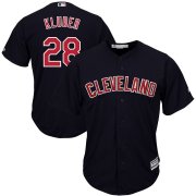 Wholesale Cheap Indians #28 Corey Kluber Navy Alternate 2019 Cool Base Team Stitched MLB Jersey