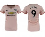 Wholesale Cheap Women's Manchester United #9 Lukaku Away Soccer Club Jersey