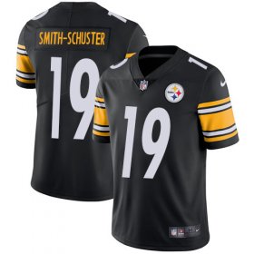 Wholesale Cheap Nike Steelers #19 JuJu Smith-Schuster Black Team Color Youth Stitched NFL Vapor Untouchable Limited Jersey