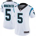 Wholesale Cheap Nike Panthers #5 Teddy Bridgewater White Women's Stitched NFL Vapor Untouchable Limited Jersey