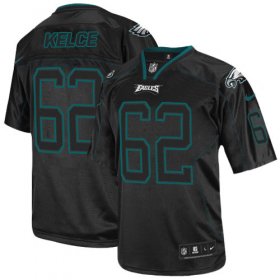 Wholesale Cheap Nike Eagles #62 Jason Kelce Lights Out Black Men\'s Stitched NFL Elite Jersey
