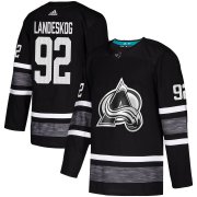 Wholesale Cheap Adidas Avalanche #92 Gabriel Landeskog Black Authentic 2019 All-Star Stitched NHL Jersey