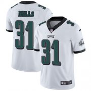 Wholesale Cheap Nike Eagles #31 Jalen Mills White Men's Stitched NFL Vapor Untouchable Limited Jersey