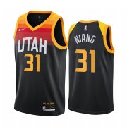 Wholesale Cheap Nike Jazz #31 Georges Niang Black NBA Swingman 2020-21 City Edition Jersey