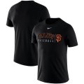 Wholesale Cheap San Francisco Giants Nike MLB Practice T-Shirt Black