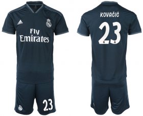 Wholesale Cheap Real Madrid #23 Kovacic Away Soccer Club Jersey