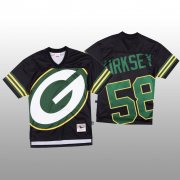 Wholesale Cheap NFL Green Bay Packers #58 Christian Kirksey Black Men's Mitchell & Nell Big Face Fashion Limited NFL Jersey