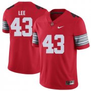 Wholesale Cheap Ohio State Buckeyes 43 Darron Lee Red 2018 Spring Game College Football Limited Jersey