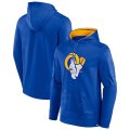 Wholesale Cheap Men's Los Angeles Rams Royal On The Ball Pullover Hoodie