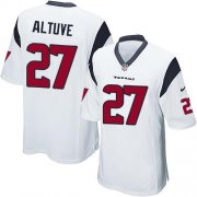 Wholesale Cheap Nike Texans #27 Jose Altuve White Youth Stitched NFL Elite Jersey