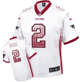 Wholesale Cheap Nike Falcons #2 Matt Ryan White Youth Stitched NFL Elite Drift Fashion Jersey