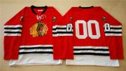 Wholesale Cheap Mitchell And Ness 1960-61 Blackhawks #00 Clark Griswold Red Stitched NHL Jersey